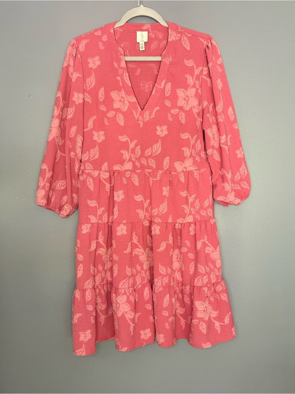 Joie Mauve-Pink Floral Mini Dress